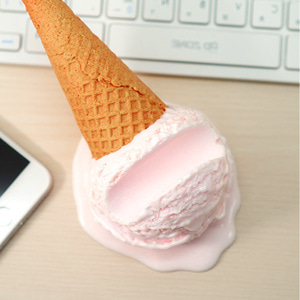 푸딩샵 아이스크림콘 책상 핸드폰거치대 귀여운 음식모형